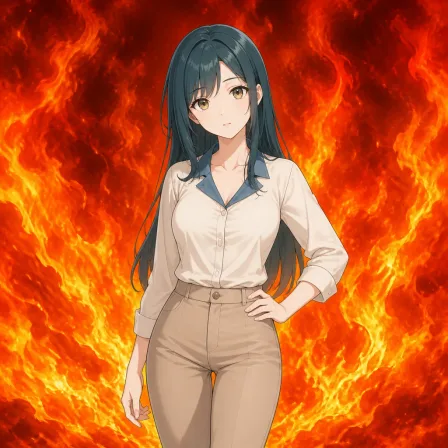 fiery background