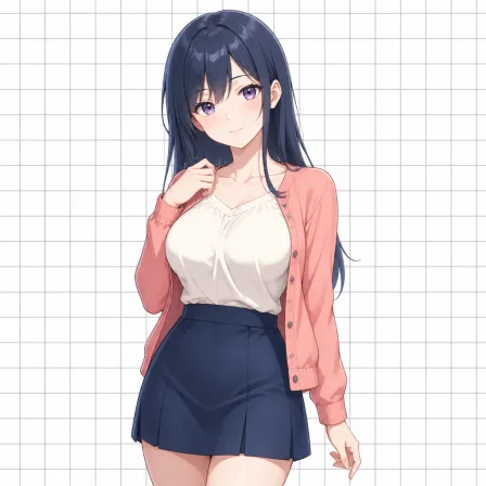 grid background