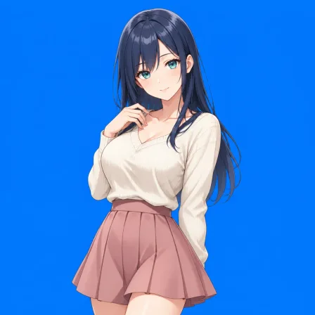 blue background