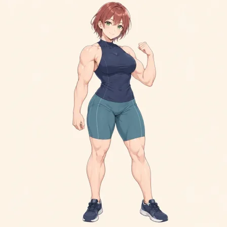 muscular female