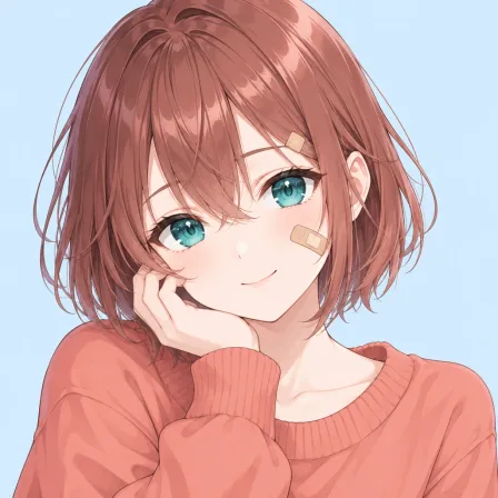 bandaid on face