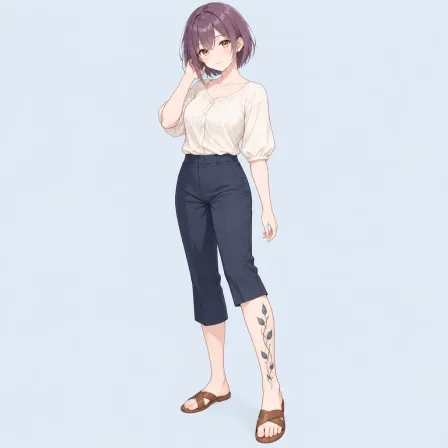 leg tattoo