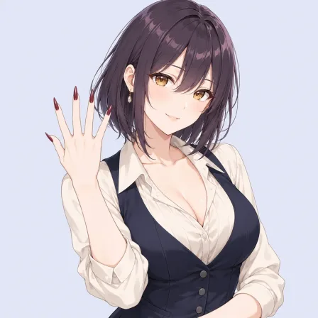 sharp fingernails