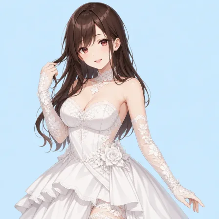 bridal gauntlets