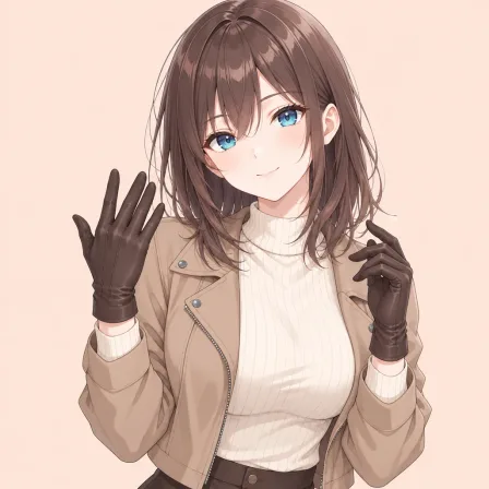 leather gloves