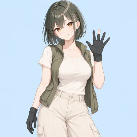 partially fingerless gloves