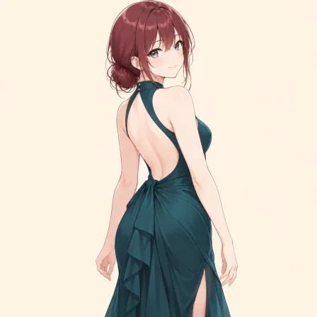 backless dress