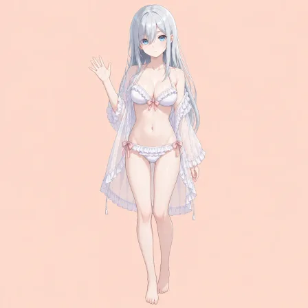 frilled bikini