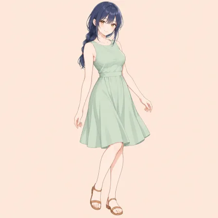 sleeveless dress