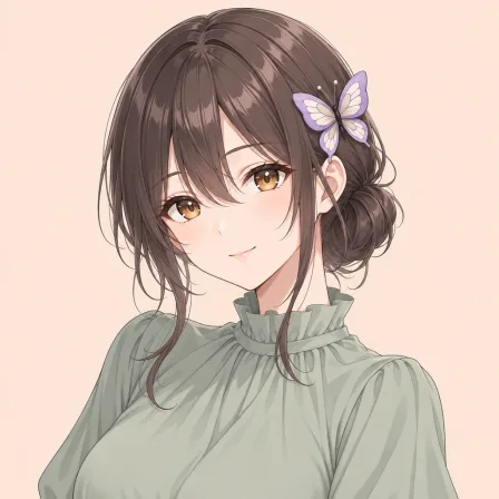 butterfly hair ornament
