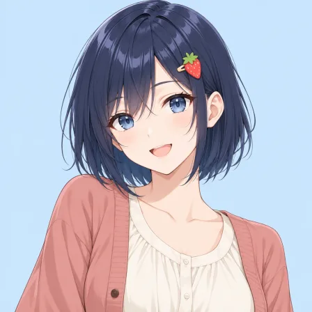 food-themed hair ornament