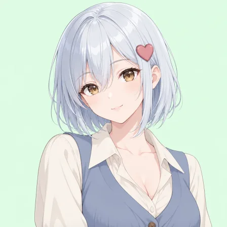 heart hair ornament