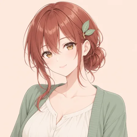 leaf hair ornament