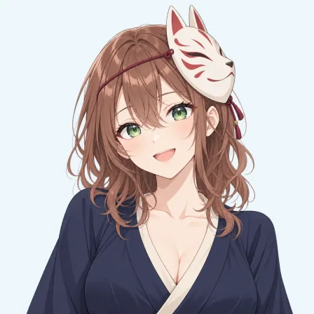 mask on head
