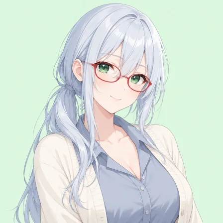 red-framed eyewear