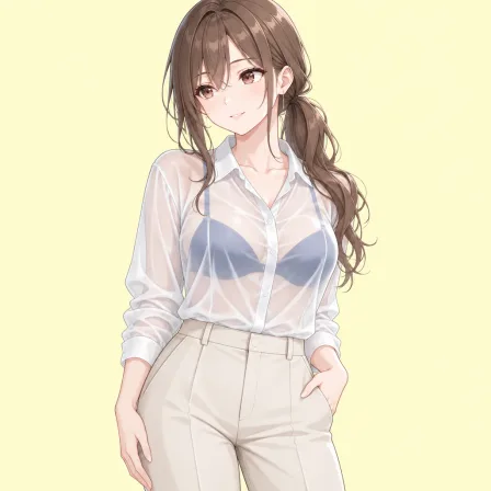bra visible through clothes