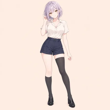 asymmetrical legwear