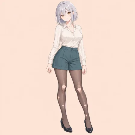 torn pantyhose
