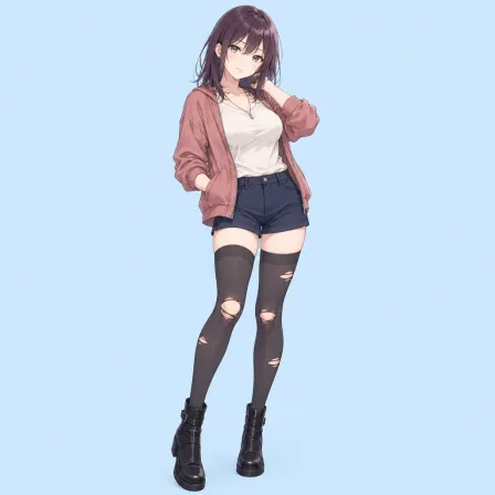 torn thighhighs