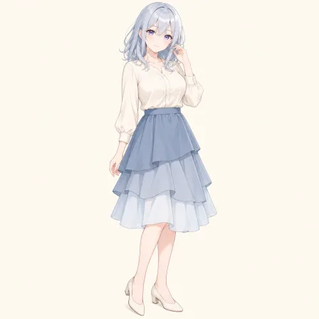 layered skirt