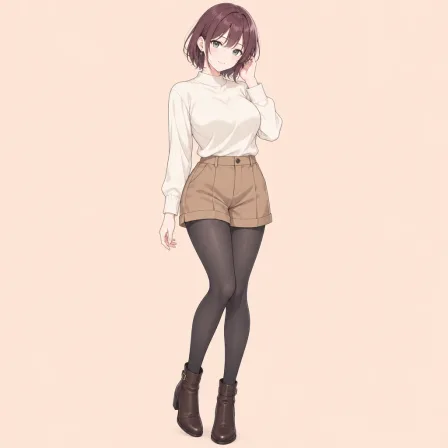 pantyhose under shorts