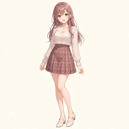 pleated skirt