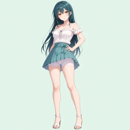 shorts under skirt