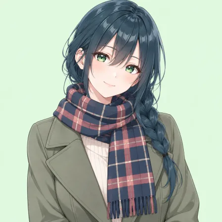 plaid scarf