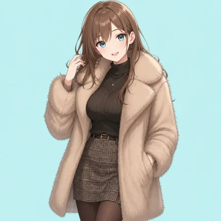 fur coat