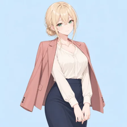 jacket on shoulders