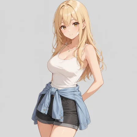 clothes around waist