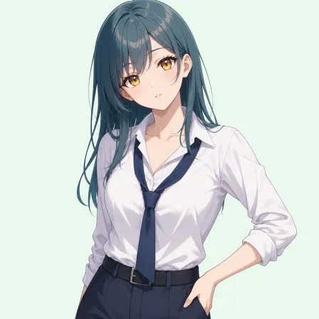 loose necktie