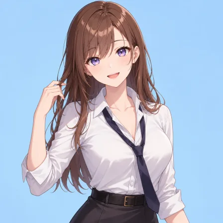 undone necktie