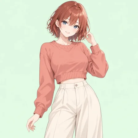 cropped sweater