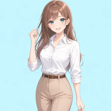 shirt tucked in