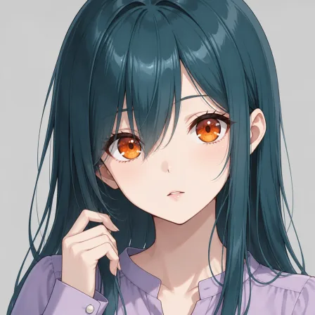 orange eyes