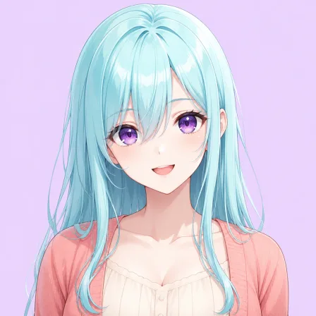 aqua hair