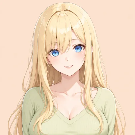 blonde hair