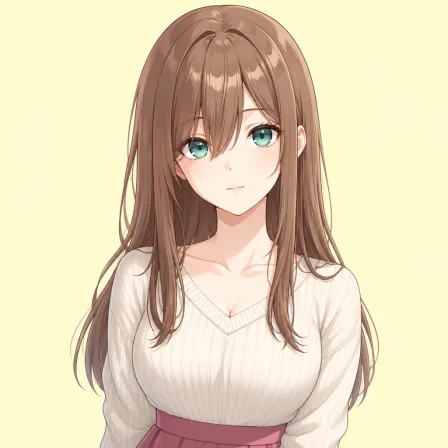 brown hair