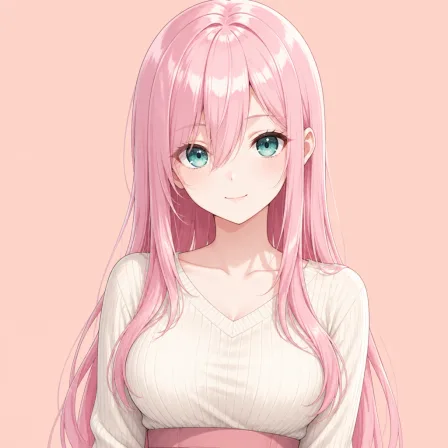 pink hair