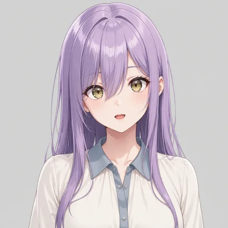 purple hair