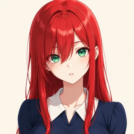 red hair