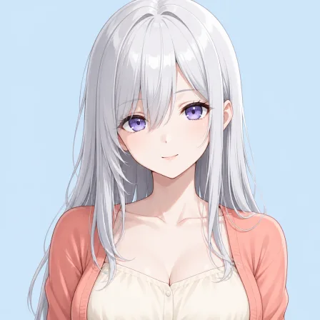 silver hair