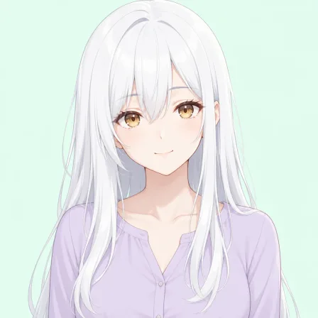 white hair