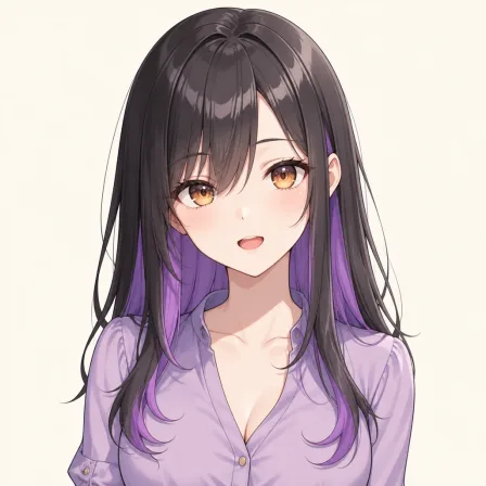colored inner hair