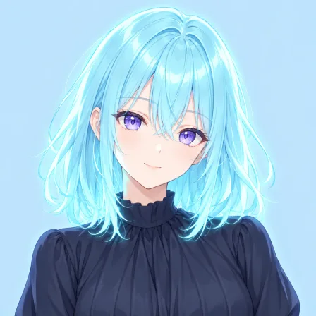glowing hair