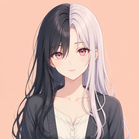 split-color hair
