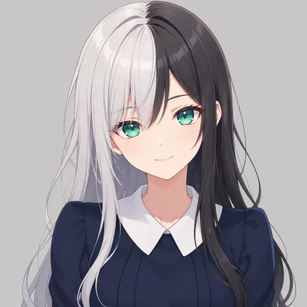 two-tone hair