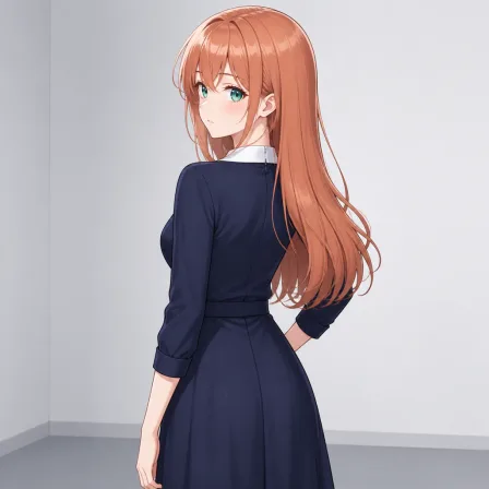 from behind