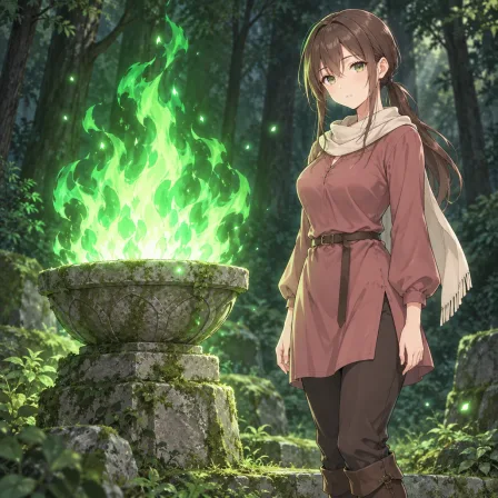 green fire